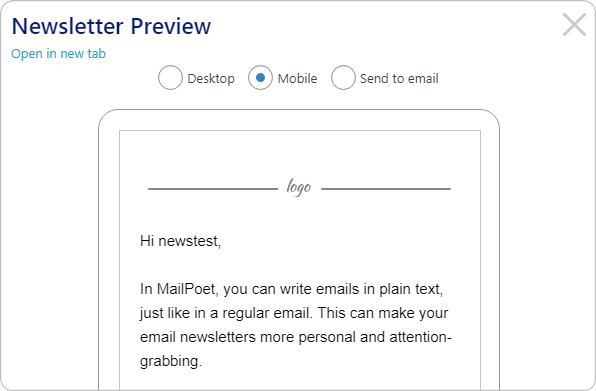 न्यूज़लेटर का पूर्वावलोकन