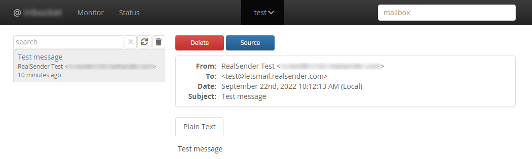 इनबॉक्स ईमेल संदेश