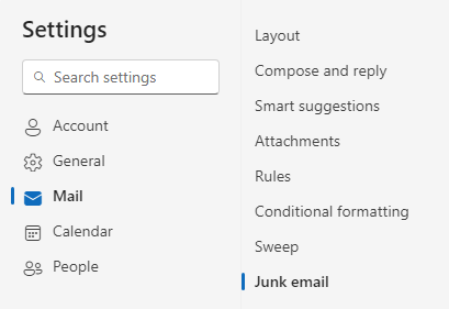 जंक ईमेल