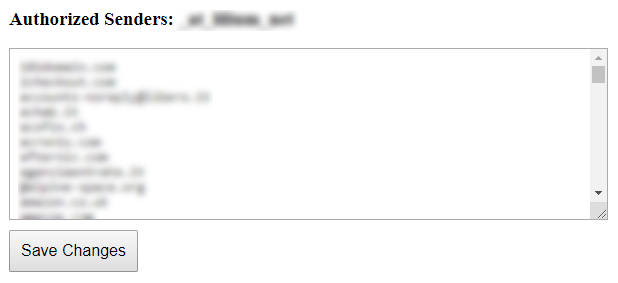 अधिकृत प्रेषक